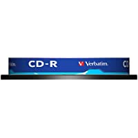 Verbatim Huso - Pack de 10 CDR80 (700 MB- 52x- protección Adicional) Color Plata